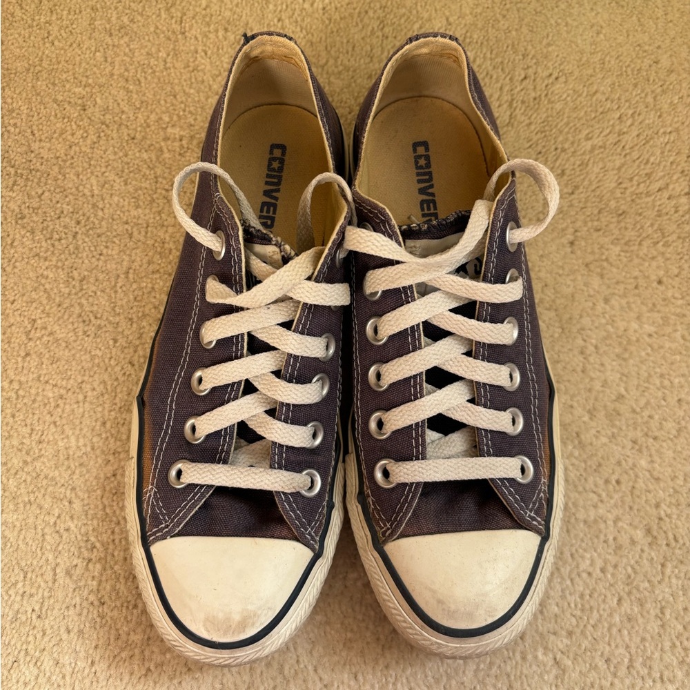Blue all star converse, size 6.5